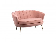 Birlea Ariel Coral Fabric 2 Seater Sofa