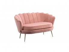 Birlea Birlea Ariel Coral Fabric 2 Seater Sofa