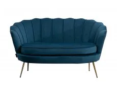 Birlea Furniture & Beds Birlea Ariel Blue Fabric 2 Seater Sofa