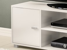 Birlea Birlea Covent White High Gloss TV Unit (Flat Packed)