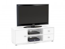 Birlea Birlea Covent White High Gloss TV Unit (Flat Packed)