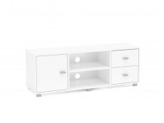 Birlea Birlea Covent White High Gloss TV Unit (Flat Packed)