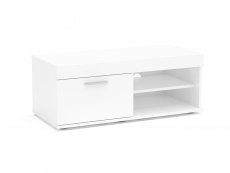 Birlea Birlea Edgeware White High Gloss Small TV Unit (Flat Packed)