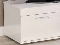 Birlea Birlea Edgeware White High Gloss Small TV Unit (Flat Packed)