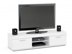 Birlea Furniture & Beds Birlea Edgeware White High Gloss TV Unit