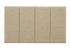 Shire 4 Panel 2ft6 Small Single Upholstered Fabric Strutted Headboard