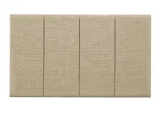 Shire Shire 4 Panel Fabric Strutted Headboard