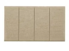Shire Shire 4 Panel 3ft6 Large Single Fabric Strutted Headboard