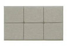 Shire Shire Big Cobbled 3ft Single Fabric Strutted Strutted Headboard