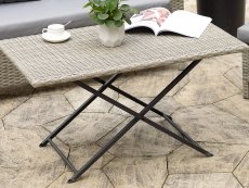 Ideal Products Ideal Products Nevada 4 Piece Space Saving Rattan Patio Set