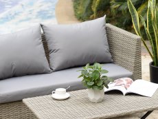 Ideal Products Ideal Products Nevada 4 Piece Space Saving Rattan Patio Set