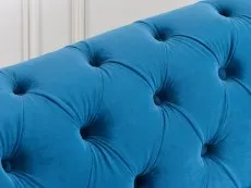 Birlea Birlea Chester Midnight Blue Velvet Fabric 2 Seater Sofa