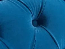 Birlea Furniture & Beds Birlea Chester Midnight Blue Velvet Fabric 2 Seater Sofa