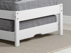 Birlea Birlea Buxton 3ft Single White Wooden Trundle Bed