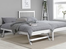 Birlea Birlea Buxton 3ft Single White Wooden Trundle Bed