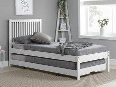 Birlea Birlea Buxton 3ft Single White Wooden Trundle Bed