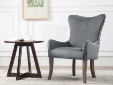 Birlea Ellis Grey Fabric Chair