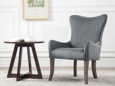 Birlea Birlea Ellis Grey Fabric Chair