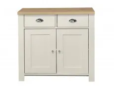 Birlea Birlea Highgate Cream and Oak Effect 2 Door 2 Drawer Sideboard