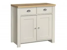 Birlea Birlea Highgate Cream and Oak Effect 2 Door 2 Drawer Sideboard