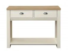 Birlea Birlea Highgate Cream and Oak Effect 2 Drawer Console Table