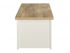 Birlea Furniture & Beds Birlea Highgate Cream and Oak Effect Coffee Table