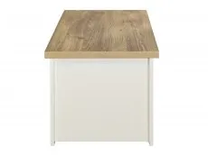 Birlea Birlea Highgate Cream and Oak Effect Coffee Table