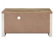 Birlea Birlea Highgate Cream and Oak Effect Small TV Unit (Flat Packed)