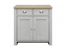 Birlea Birlea Highgate Grey and Oak Effect 2 Door 2 Drawer Sideboard (Flat Packed)