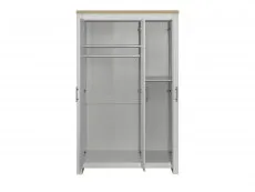 Birlea Birlea Highgate Grey and Oak Effect 3 Door Wardrobe
