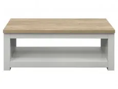 Birlea Birlea Highgate Grey and Oak Effect Coffee Table