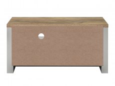 Birlea Birlea Highgate Grey and Oak Effect Small TV Unit (Flat Packed)
