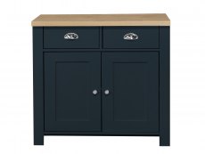 Birlea Birlea Highgate Navy and Oak Effect 2 Door 2 Drawer Sideboard (Flat Packed)