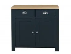 Birlea Birlea Highgate Navy and Oak Effect 2 Door 2 Drawer Sideboard