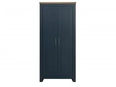 Birlea Highgate Navy and Oak Effect 2 Door Wardrobe