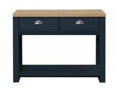 Birlea Birlea Highgate Navy and Oak Effect 2 Drawer Console Table (Flat Packed)