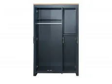 Birlea Furniture & Beds Birlea Highgate Navy and Oak Effect 3 Door Wardrobe