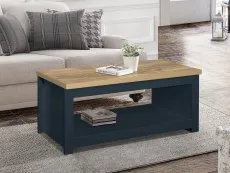 Birlea Birlea Highgate Navy and Oak Effect Coffee Table
