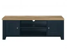 Birlea Highgate Navy and Oak Effect Large TV Unit