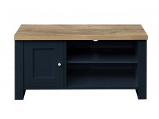 Birlea Birlea Highgate Navy and Oak Effect Small TV Unit (Flat Packed)