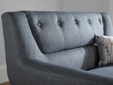 Birlea Birlea Lambeth Medium Grey Fabric Sofa