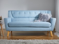 Birlea Birlea Lambeth Large Duck Egg Blue Fabric Sofa