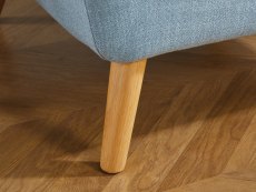 Birlea Birlea Lambeth Duck Egg Blue Fabric Chair