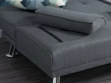 Birlea Furniture & Beds Birlea Logan Grey Fabric Sofa Bed