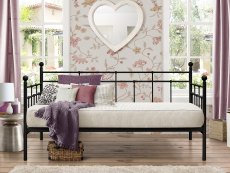 Birlea Birlea Lyon 3ft Single Black Metal Bed Frame