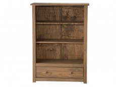 Birlea Birlea Santiago Distressed Pine 1 Drawer Bookcase (Flat Packed)