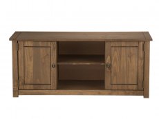 Birlea Birlea Santiago Distressed Pine 2 Door 1 Shelf Flat Screen TV Unit (Flat Packed)