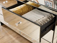 Birlea Birlea Seville Mirrored 4 Drawer Chest (Assembled)