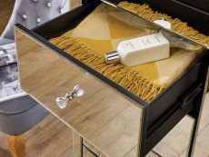 Birlea Birlea Seville Mirrored 5 Drawer Narrow Chest (Assembled)