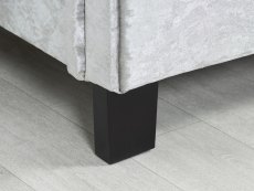 Birlea Birlea Sienna 4ft Small Double Steel Crushed Velvet Fabric Bed Frame